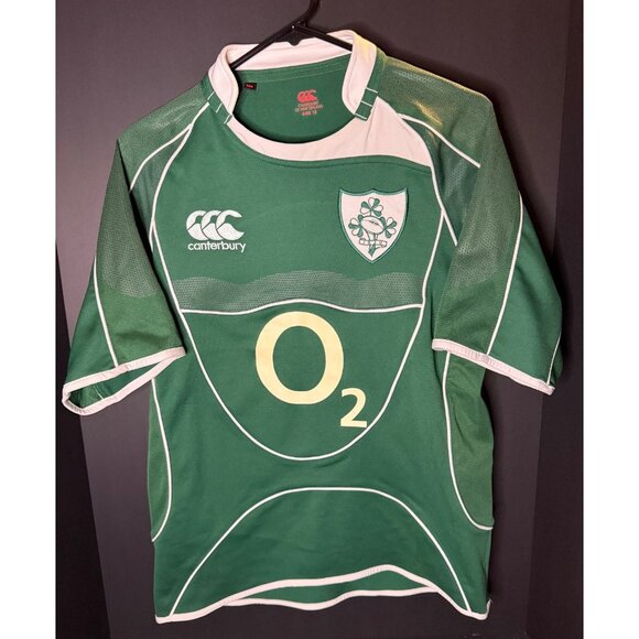 Canterbury Shirt Rugby World Cup Jersey Ireland Home 2007/2008 IRFU Age 12 - Picture 1 of 5